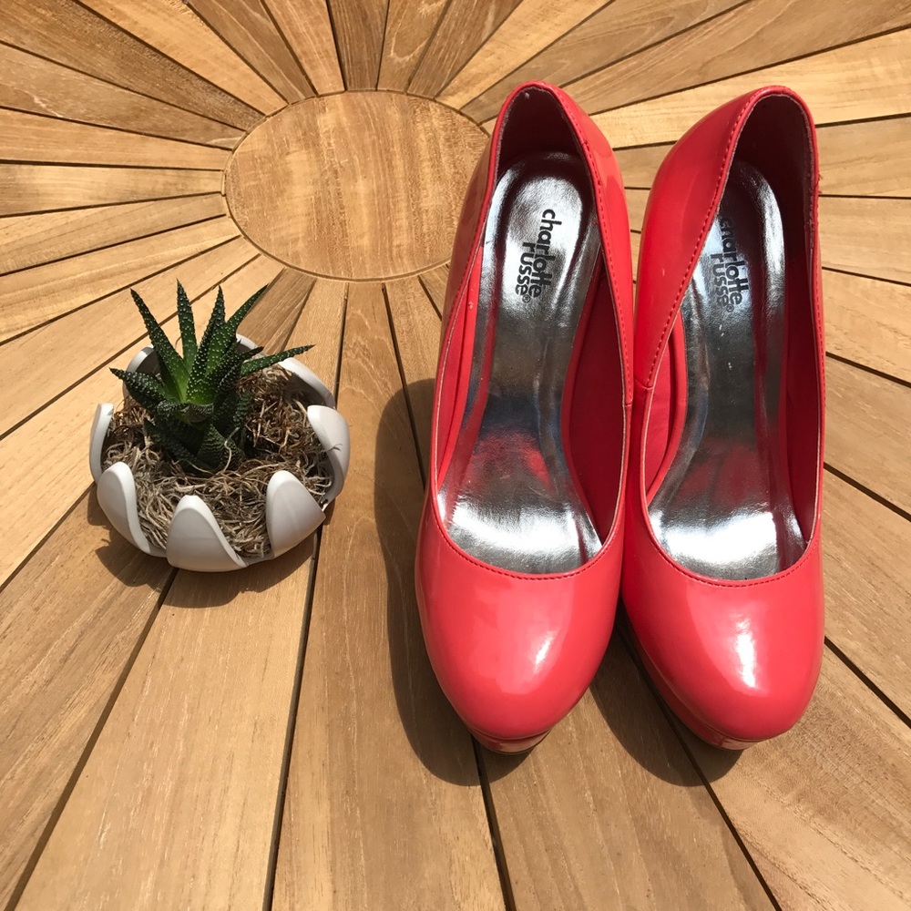 SALE🌺Charlotte Russe Pink Heels NWOT Size 8