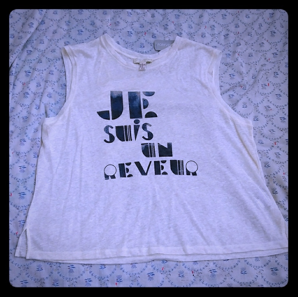 Women's Forever 21 PlusSleveless Breathable Top 2X