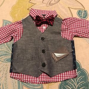 Baby boys dress shirt with best