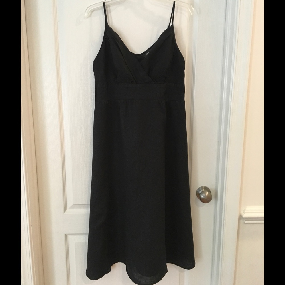 Black Linen Dress