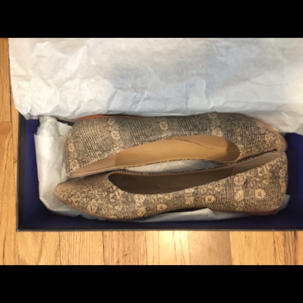 JOES JEANS 'Kitty V' Flats in Natural