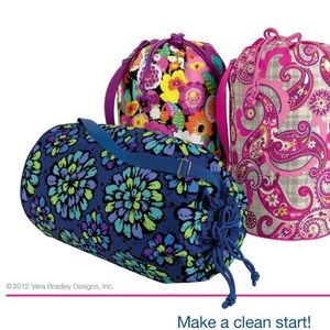Vera Bradley Indigo Pop Laundry Bag