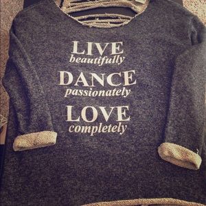 Oversized sweater shirt