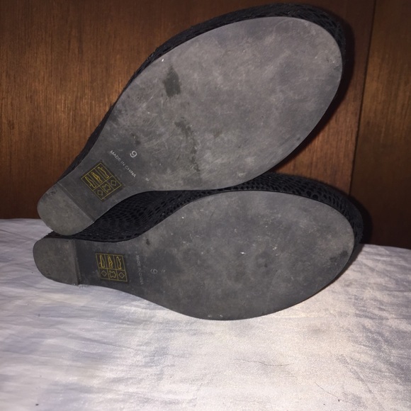 Jeffrey Campbell Snake Print zip wedges - Picture 5 of 6