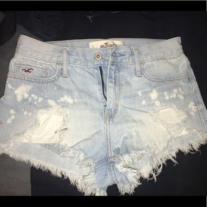 high waisted jean shorts