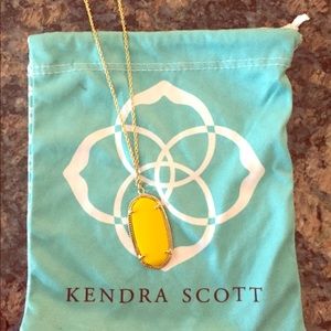 Yellow Kendra Scott necklace