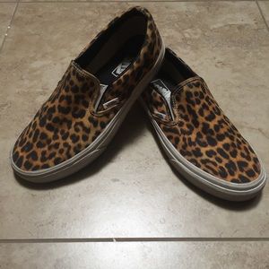 Vans Leopard Slip Ons✨