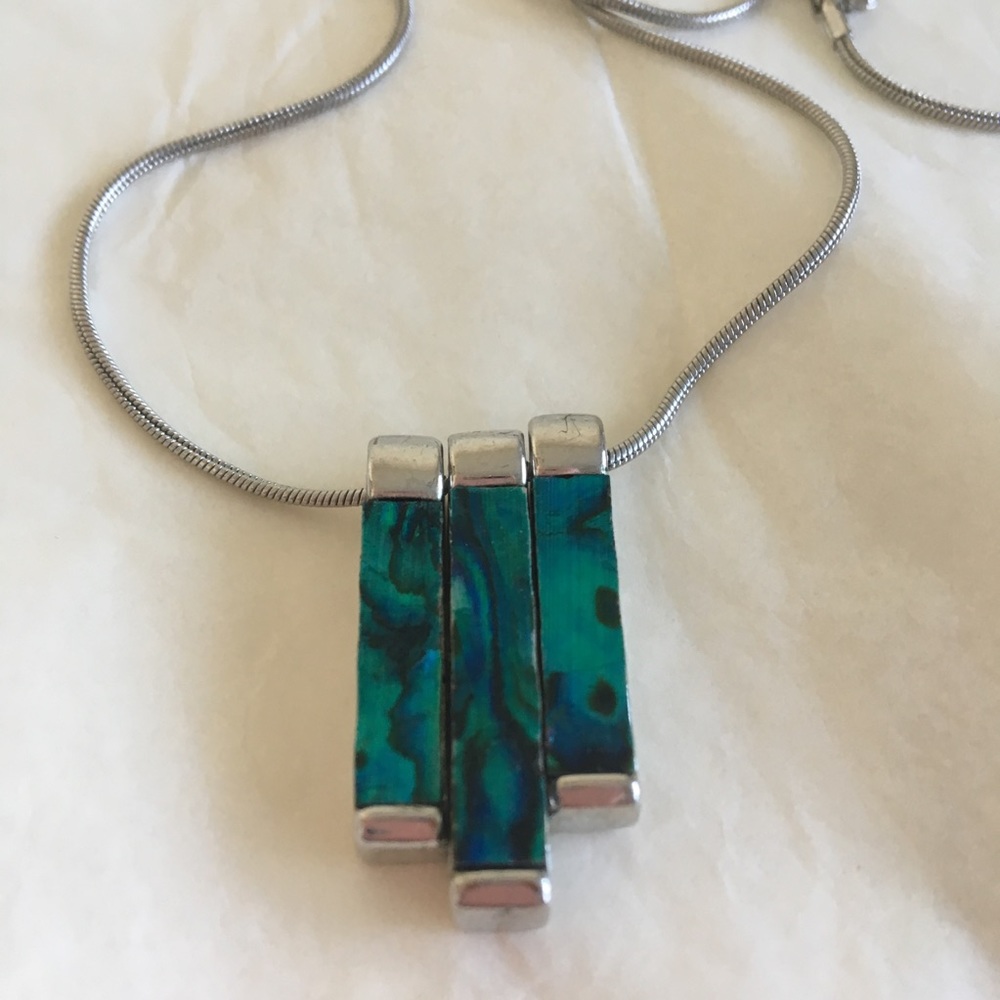 Beautiful abalone necklace!