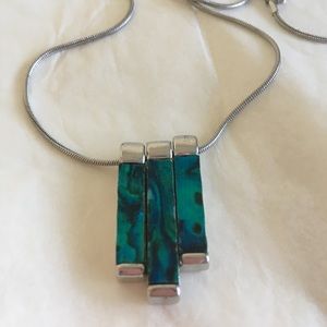Beautiful abalone necklace!