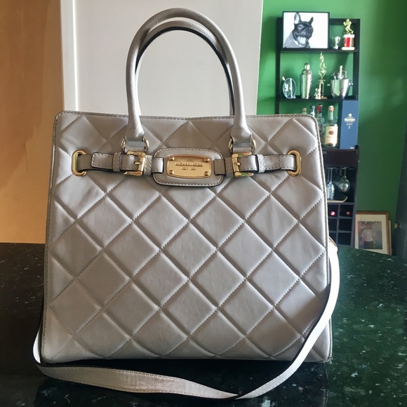 Michael Kors Hamilton Tote in Cream - Picture 1 of 8