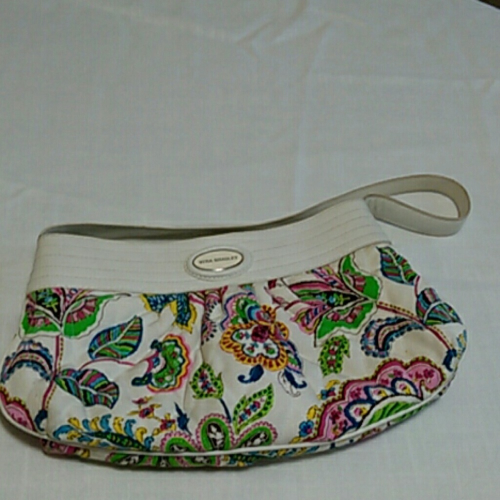 Vera Bradley White Purse/Bag Paisley Floral