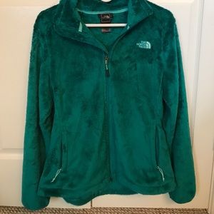 Fuzzy North Face Jacket