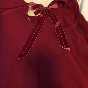 Maroon tunic
