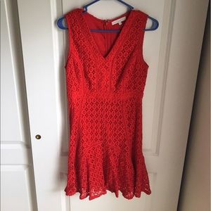 San & Soni flounced lace dress from Anthropologie