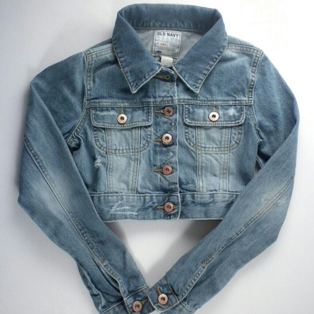 Denim Cropped Jacket