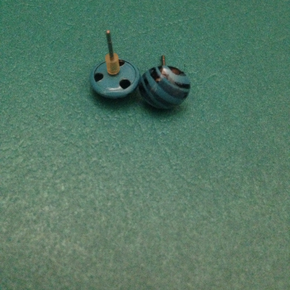 Gently used striped earrings!