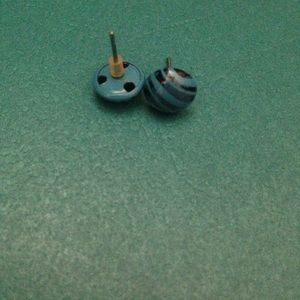 Gently used striped earrings!