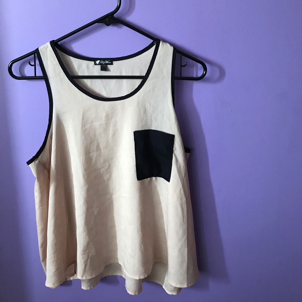 Lily White Tank Top