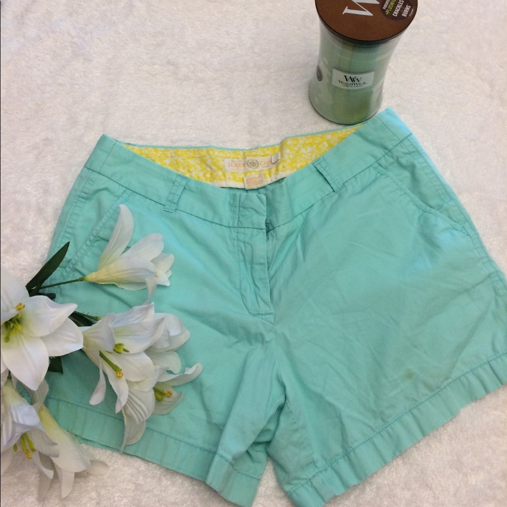 J.Crew Chino mint colored shorts