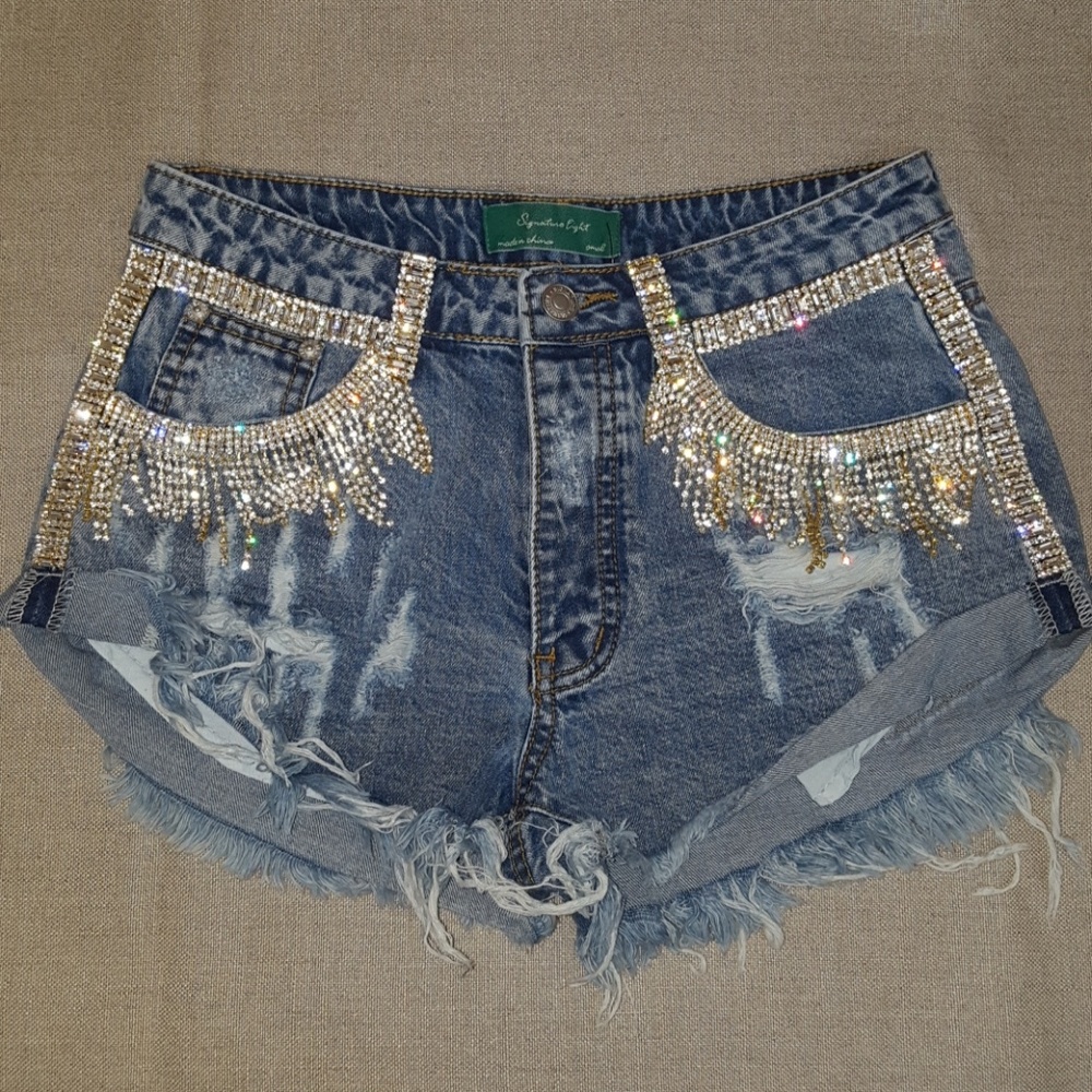 Crystal Jean Shorts