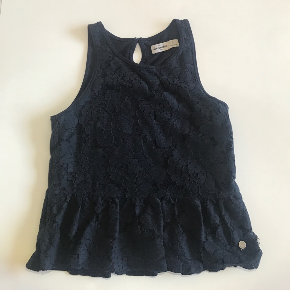 🌺Abercrombie Kids Lace Flower Tank