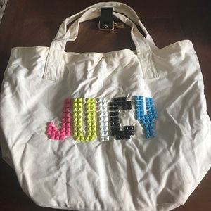 Juicy Couture Canvas beach bag