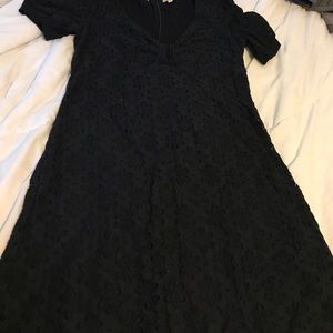 Black mini dress
