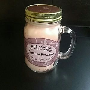 🌌13 oz Glass Jar Candle ( Tropical Paradise )