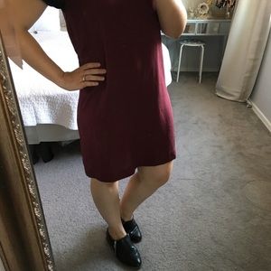 CottonOn Maroon/Black Shift Dress