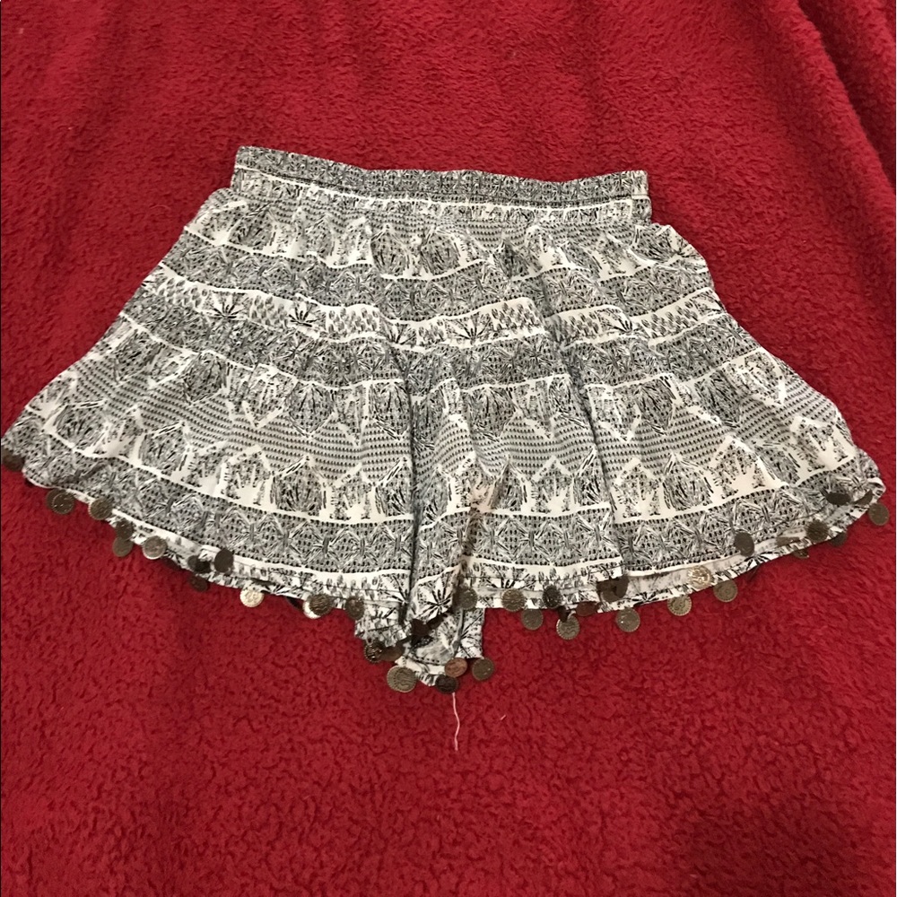 NWT Boutique high waisted tassel shorts