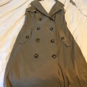 Ann Taylor safari halter dress