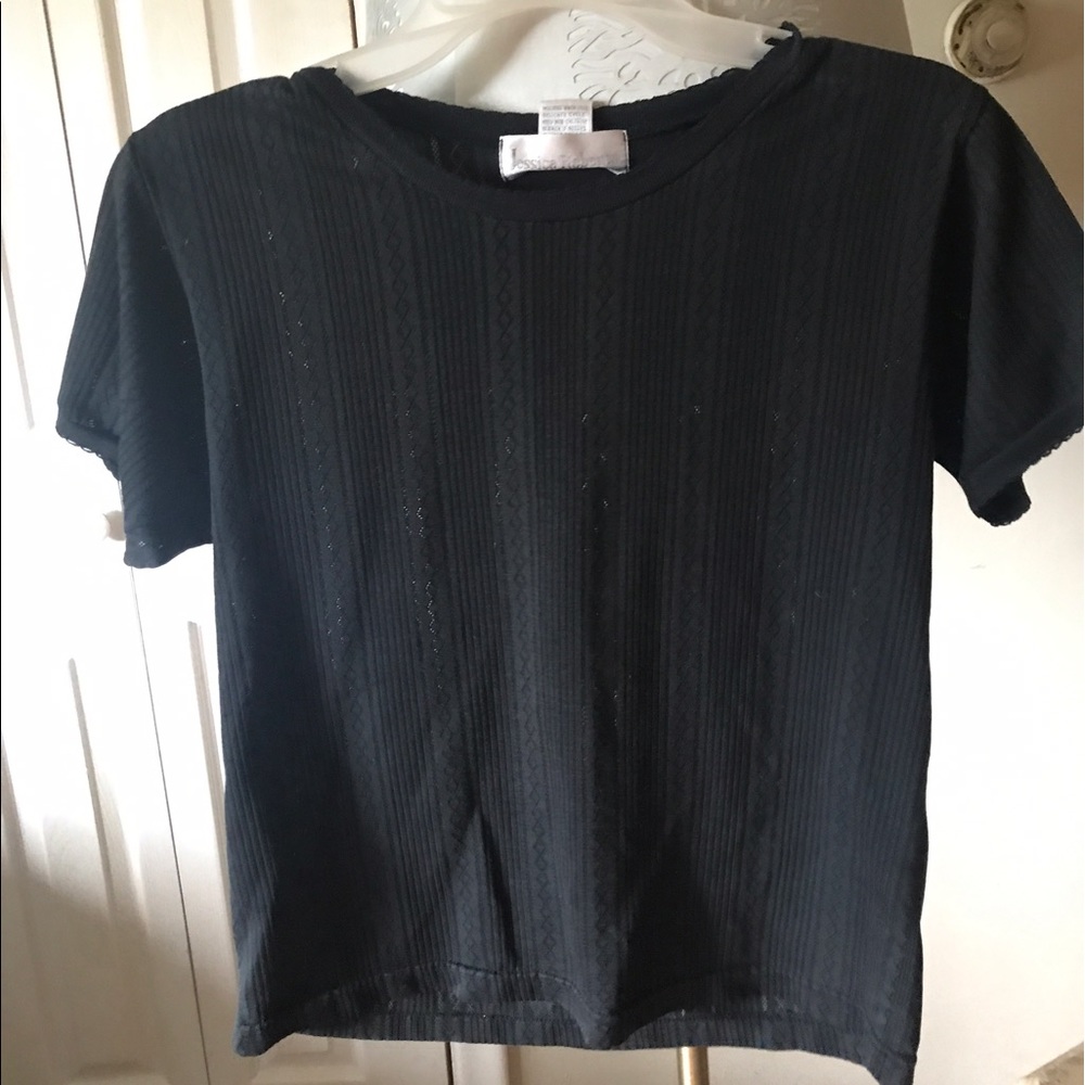 Vintage black top, very cute