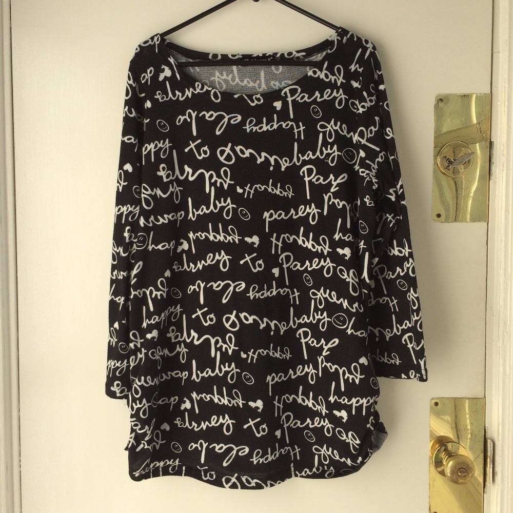 Allegra K, Oversized Knit T-Shirt