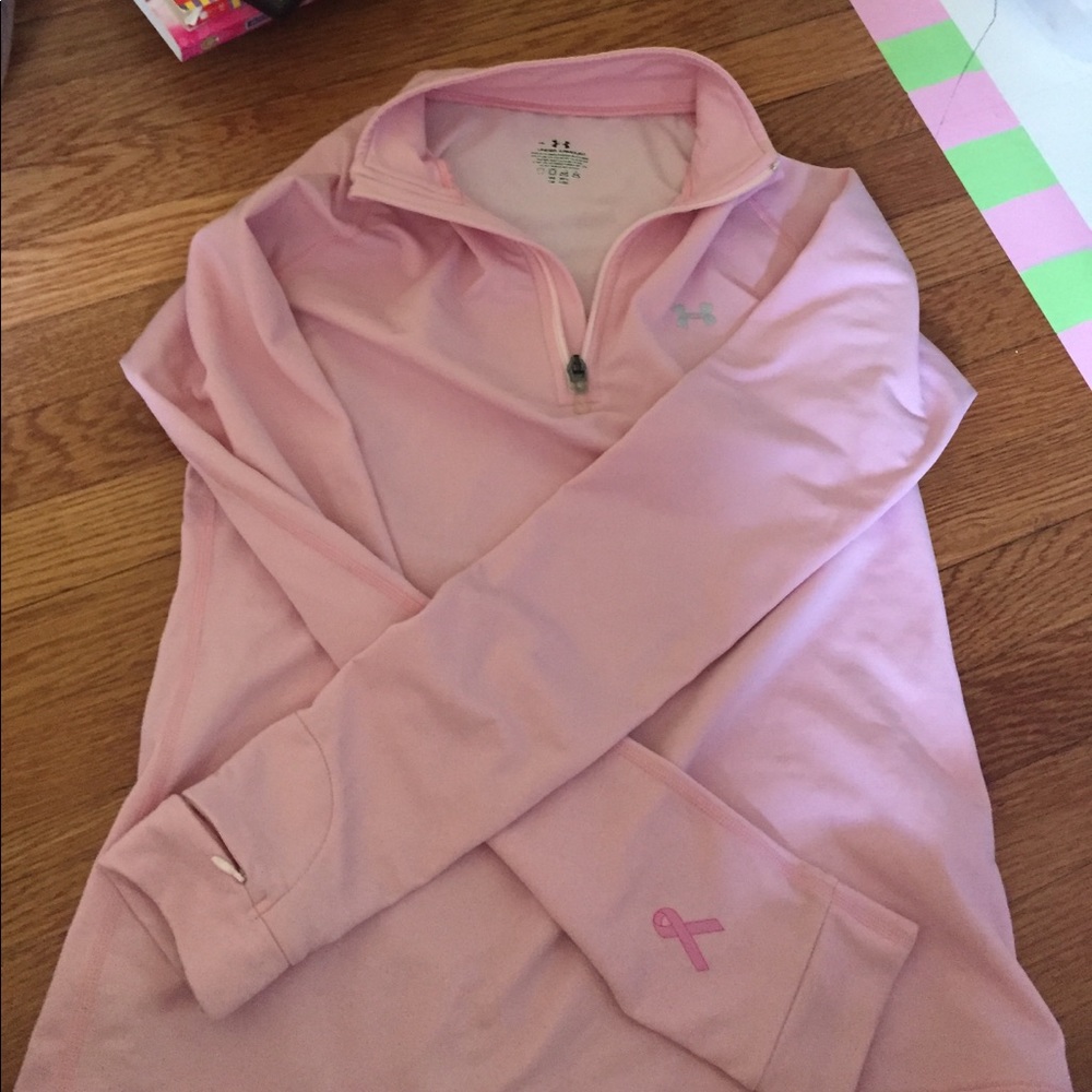 breast cancer quarter zip