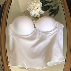 Wedding gown bustier