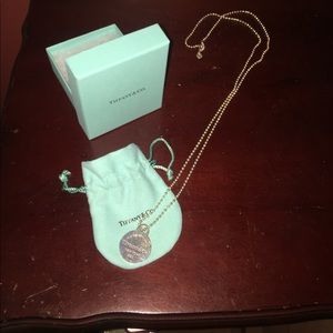Return to Tiffany & co long tag necklace