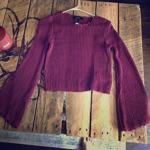 Crop sweater