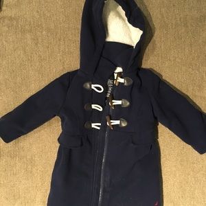 Baby girl winter pea coat