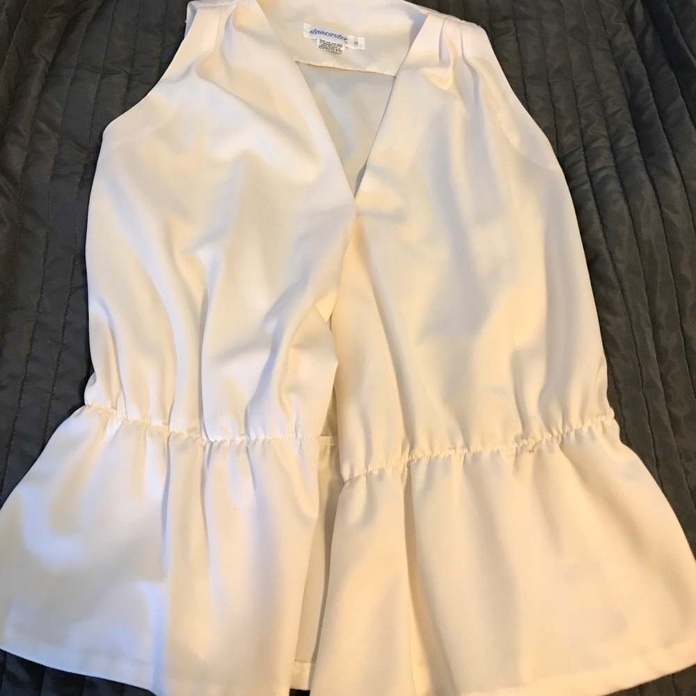 Vintage silk cream top