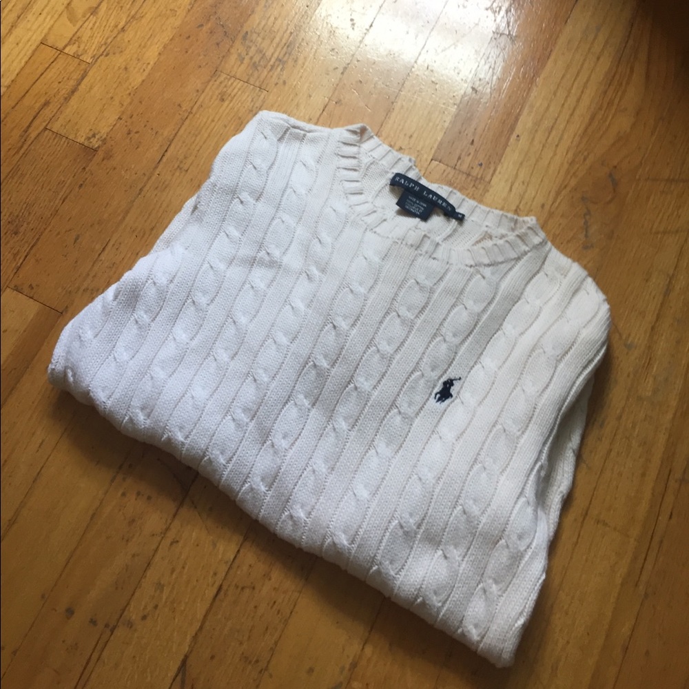 Ralph Lauren Cable Knit Sweater - Size M