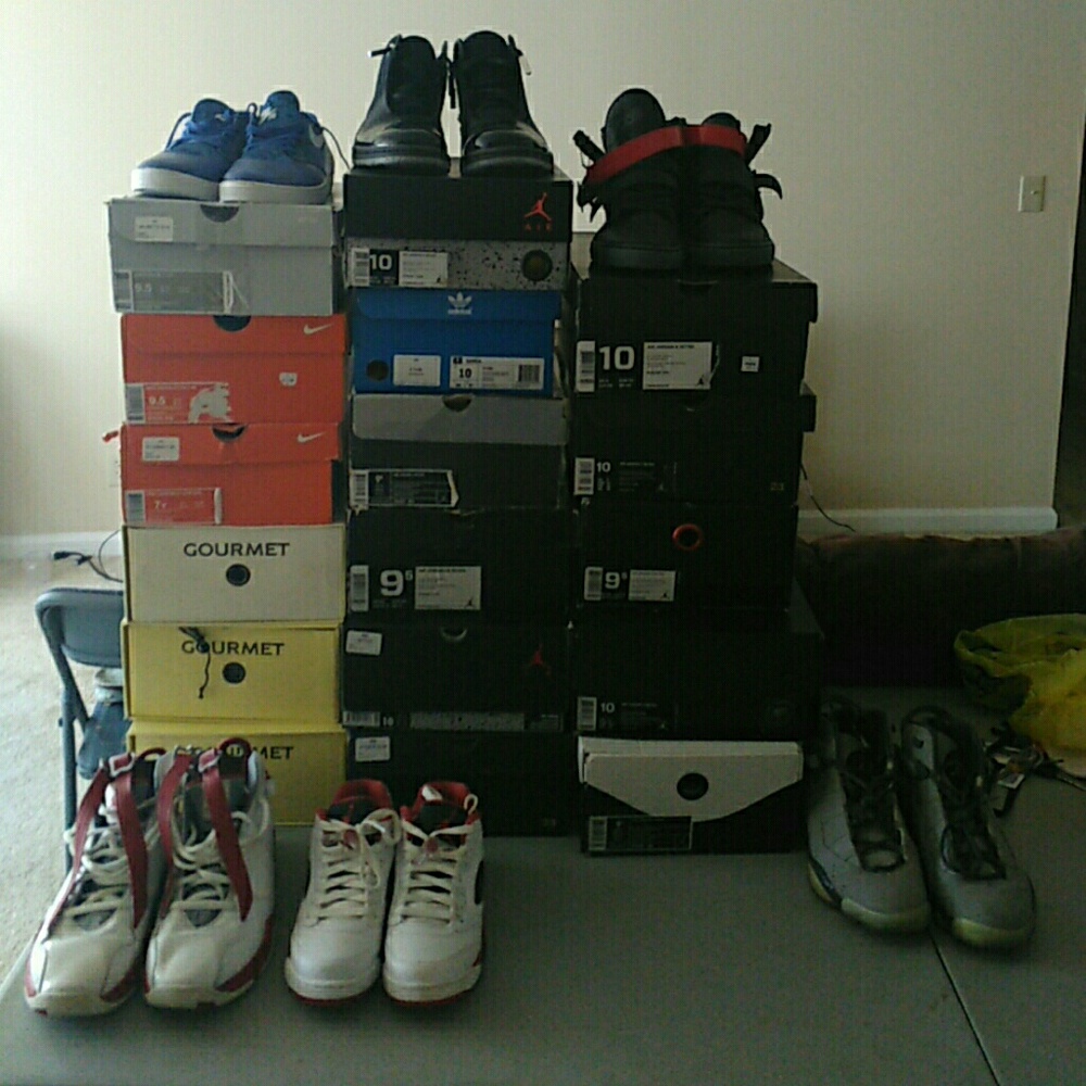 Shoe collection.