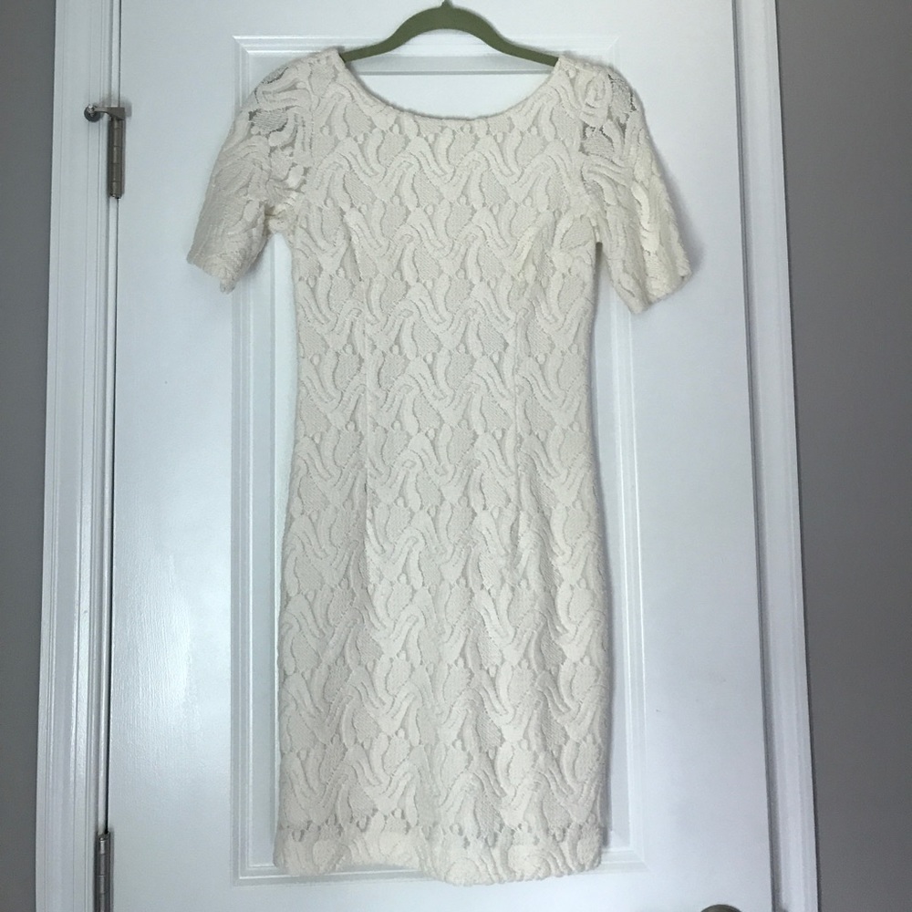 NWT Cream lace shift
