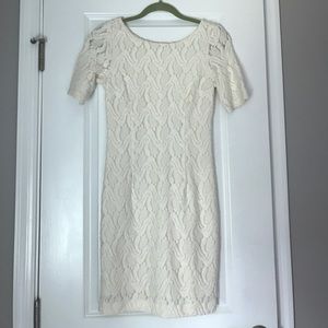 NWT Cream lace shift