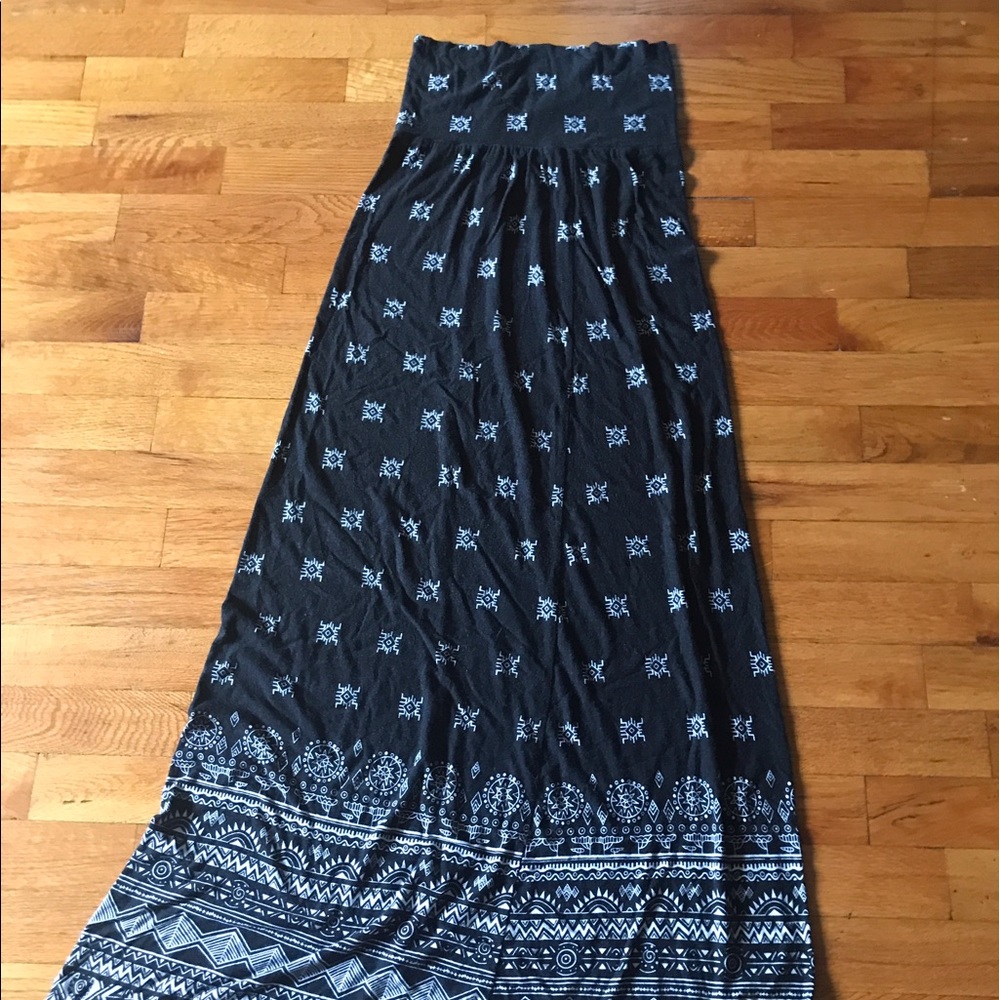 Maxi tribal skirt