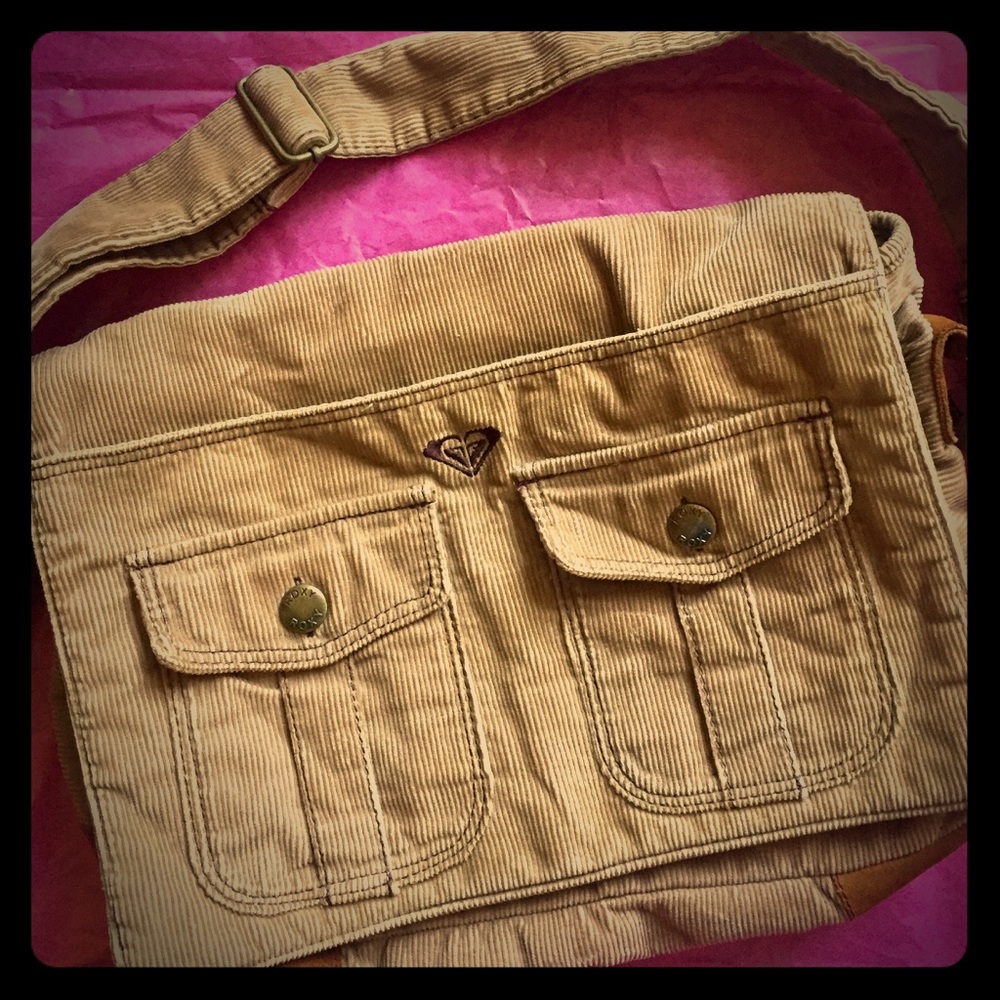 Roxy Corduroy Messenger Bag