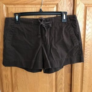 Dark brown khaki shorts