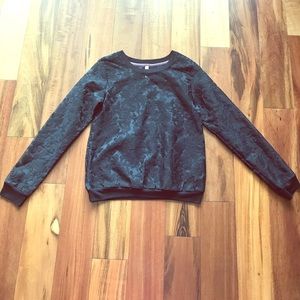 Xhiliration see-through sweatshirt