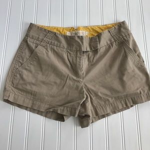 J.Crew Classic Twill Khaki Chino Shorts