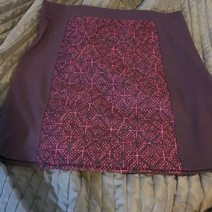 Printed mini skirt