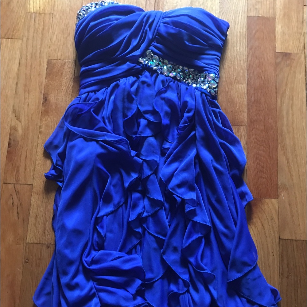 Royal blue homecoming dress